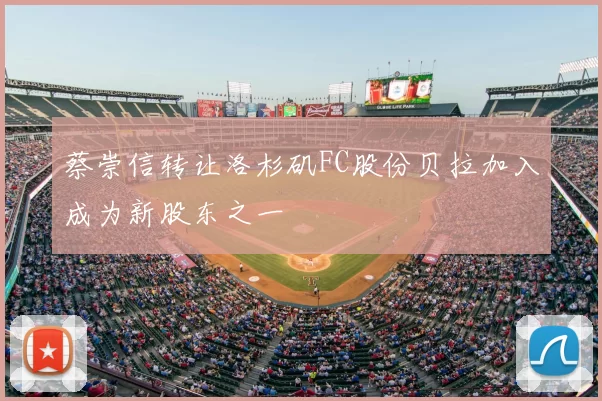蔡崇信转让洛杉矶FC股份贝拉加入成为新股东之一