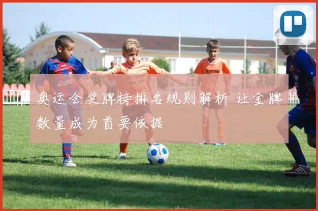 奥运会奖牌榜排名规则解析 让金牌数量成为首要依据