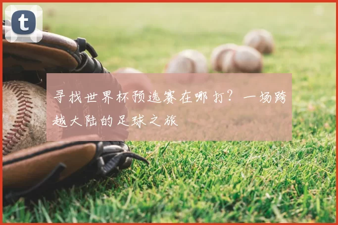 寻找世界杯预选赛在哪打？一场跨越大陆的足球之旅